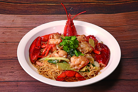 ◎ 上湯美洲龍蝦淮山麵。