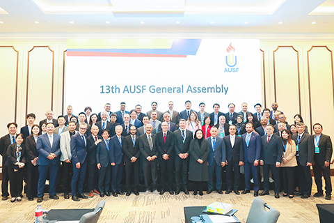 ◎ 亞洲大學生體育聯合會會員大會日前在澳門舉行,超過二十個國家和地區代表出席。